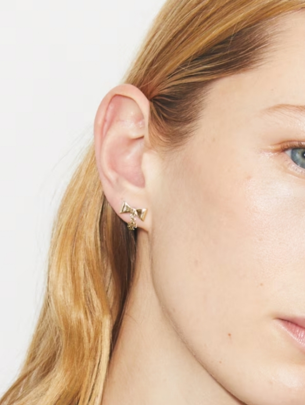 TORY BURCH CURIOSITY BOW EARRINGS - Picture 3 of 4